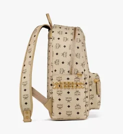 Stark Side Studs Backpack In Visetos