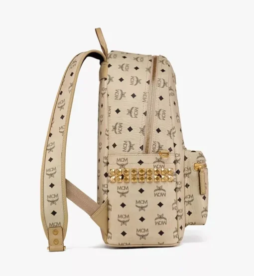 Stark Side Studs Backpack In Visetos