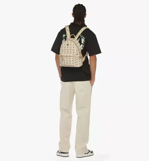 Stark Side Studs Backpack In Visetos