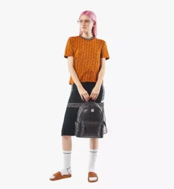 Stark Side Studs Backpack In Visetos