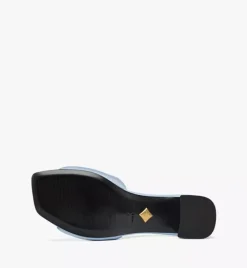 Strass Logo Heel Sandals