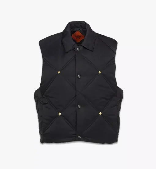 Studded Vest In Recycled Nylon