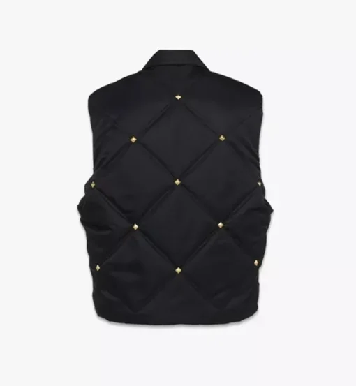Studded Vest In Recycled Nylon