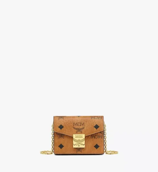 Tracy Chain Card Wallet In Visetos