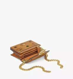 Tracy Chain Card Wallet In Visetos