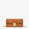 Tracy Chain Wallet In Leather Visetos Mix