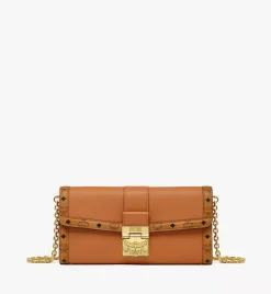 Tracy Chain Wallet In Leather Visetos Mix