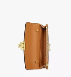 Tracy Chain Wallet In Leather Visetos Mix