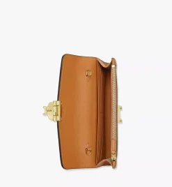 Tracy Chain Wallet In Leather Visetos Mix