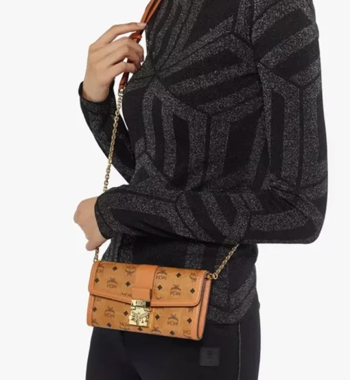 Tracy Chain Wallet In Visetos