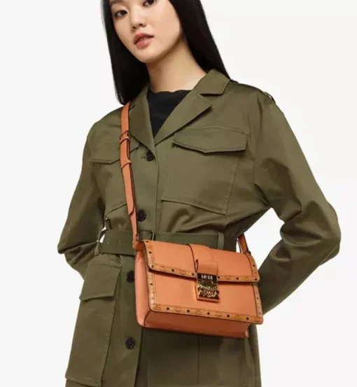 Tracy Shoulder Bag In Leather Visetos Mix