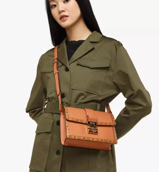 Tracy Shoulder Bag In Leather Visetos Mix