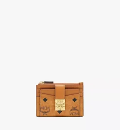 Tracy Zip Card Case In Visetos