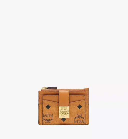 Tracy Zip Card Case In Visetos