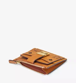 Tracy Zip Card Case In Visetos