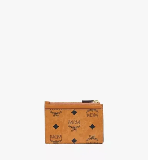 Tracy Zip Card Case In Visetos