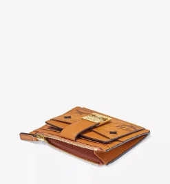 Tracy Zip Card Case In Visetos