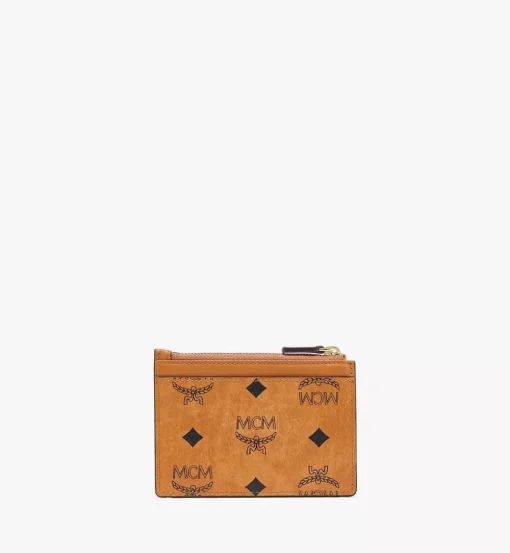 Tracy Zip Card Case In Visetos