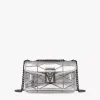 Travia Quilted Shoulder Bag In Crash Calf Leather