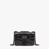 Travia Quilted Shoulder Bag In Crushed Leather
