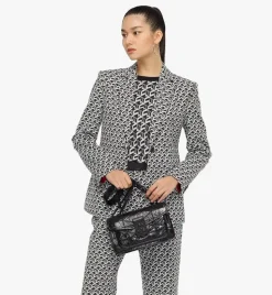 Travia Quilted Shoulder Bag In Crushed Leather