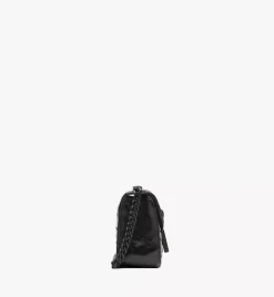 Travia Quilted Shoulder Bag In Crushed Leather