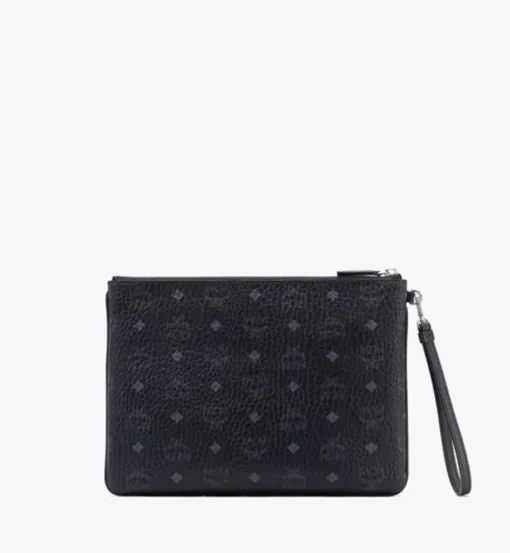 Wristlet Zip Pouch In Visetos Original