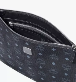Wristlet Zip Pouch In Visetos Original