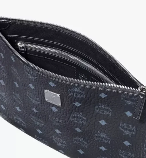 Wristlet Zip Pouch In Visetos Original