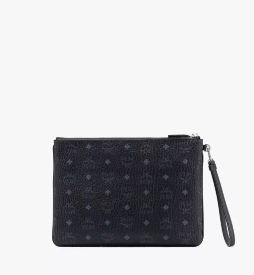 Wristlet Zip Pouch In Visetos Original
