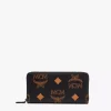 Zip Around Wallet In Maxi Visetos