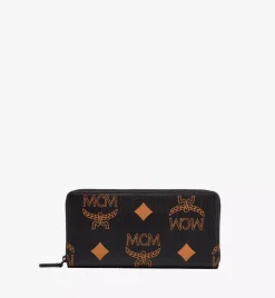 Zip Around Wallet In Maxi Visetos