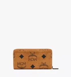 Zip Around Wallet In Maxi Visetos