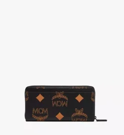 Zip Around Wallet In Maxi Visetos