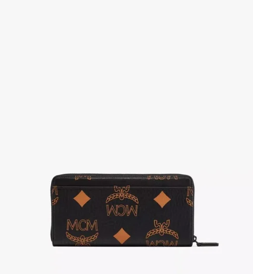 Zip Around Wallet In Maxi Visetos