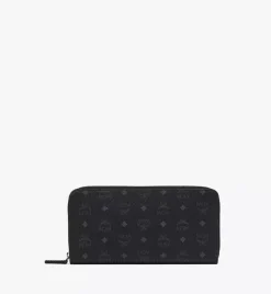 Zip Around Wallet In Visetos