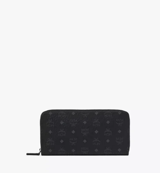 Zip Around Wallet In Visetos
