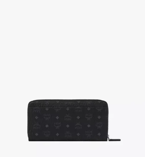 Zip Around Wallet In Visetos
