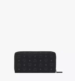 Zip Around Wallet In Visetos