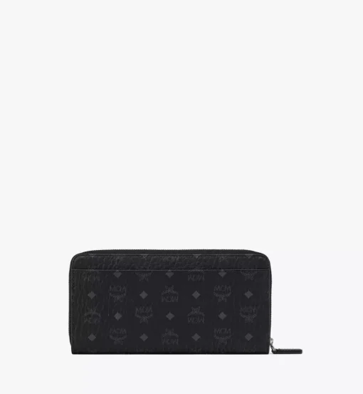 Zip Around Wallet In Visetos