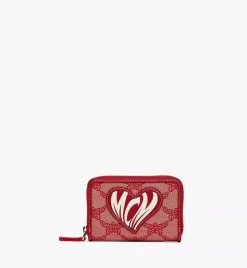 Zip-Around Wallet In Lauretos Jacquard